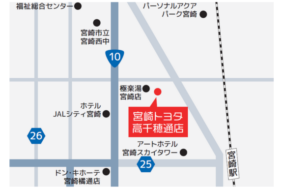 高千穂通店地図