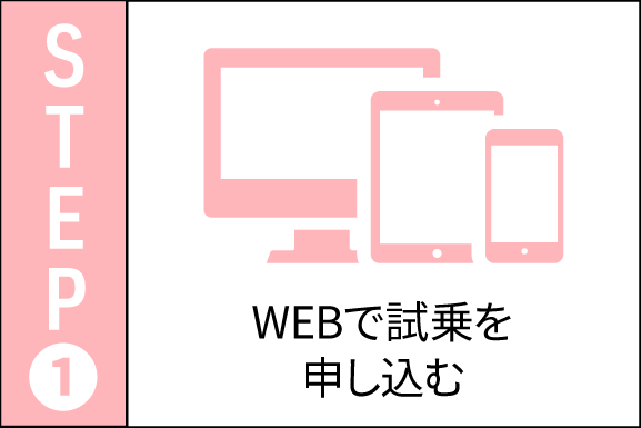 試乗キャンペーン：ステップ１