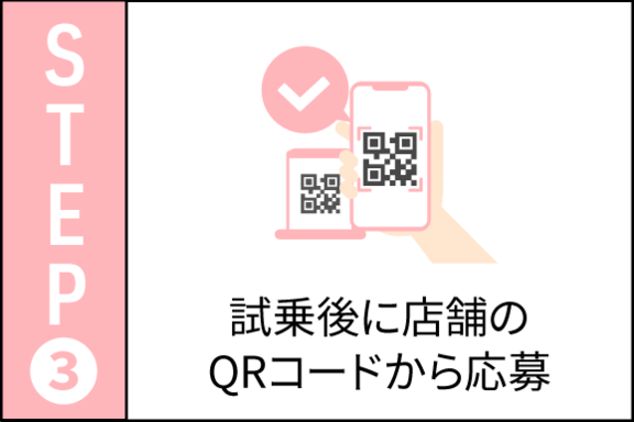 試乗キャンペーン：ステップ３